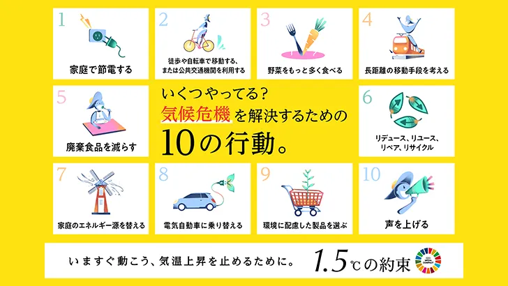 10（みんなでできる「１０のこと」）